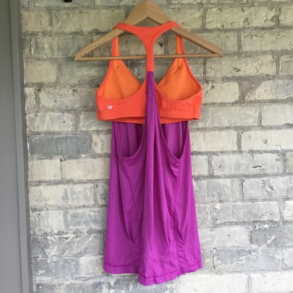 Lululemon Practice Freely Tank
Heathered Ultra Violet / Dazzling SZ 8 EUC - Picture 10 of 11